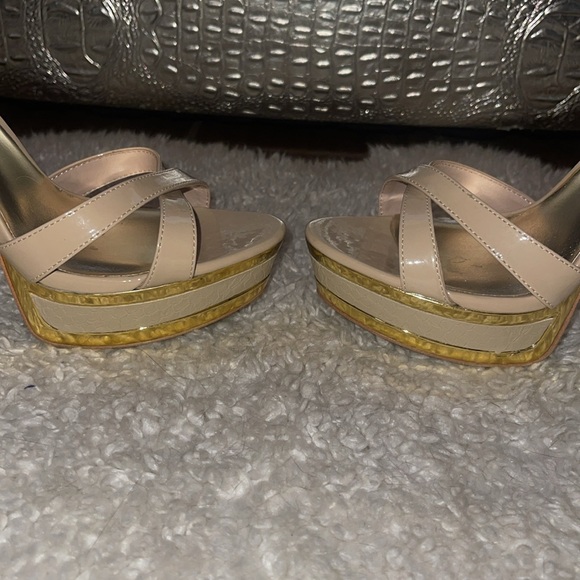 NEW Addison BEBE Platform stiletto heels - Picture 4 of 11